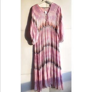 Young Fabulous & Broke Pink Boho Dress
